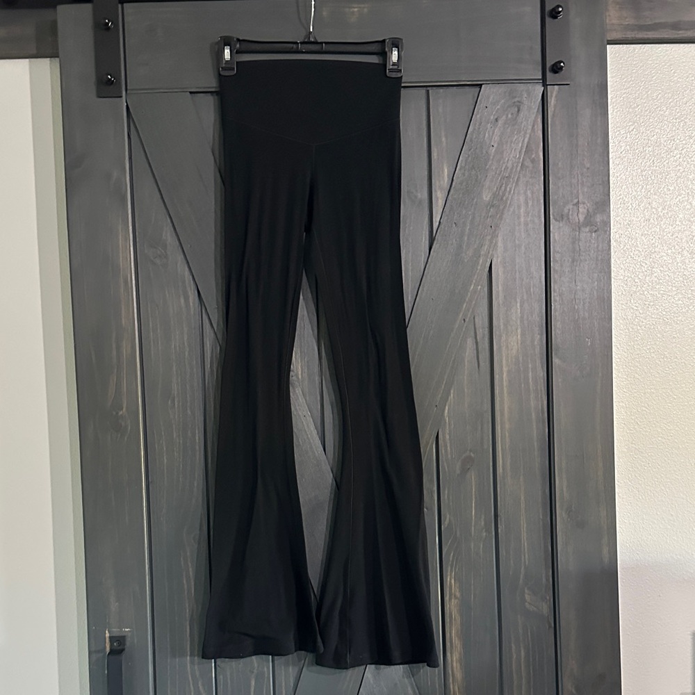 Aerie Black Flared Pants